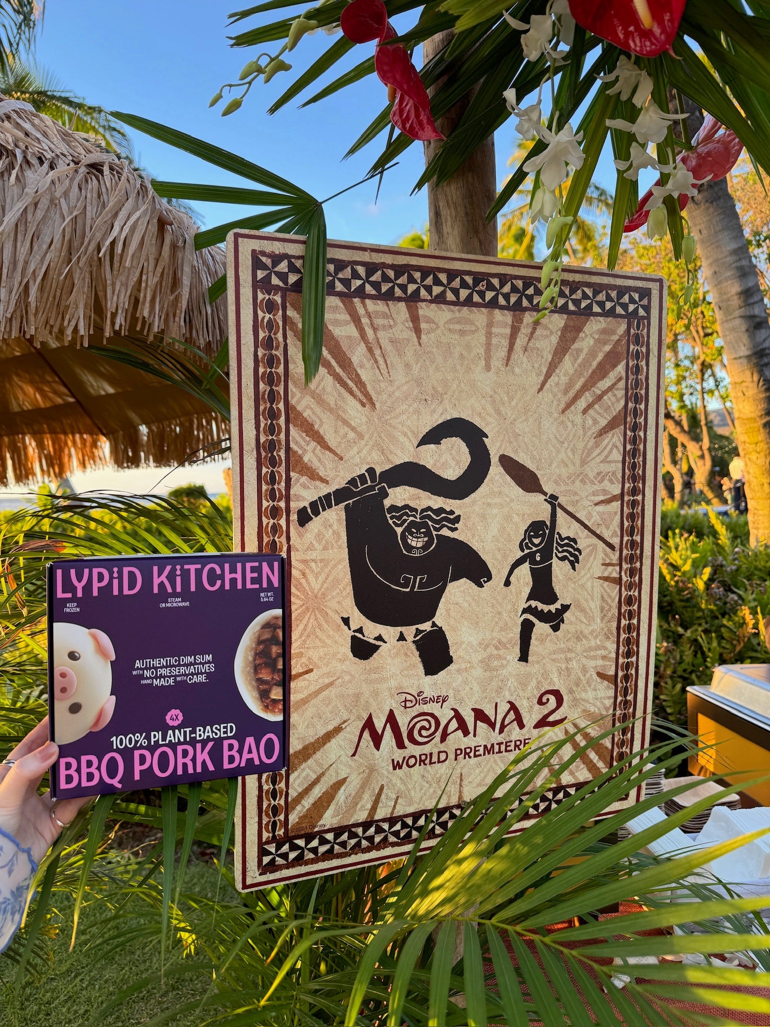 Celebrating Piggy Bao at the Moana 2 Premiere: A Bao-tiful Night! - Lypid Kitchen