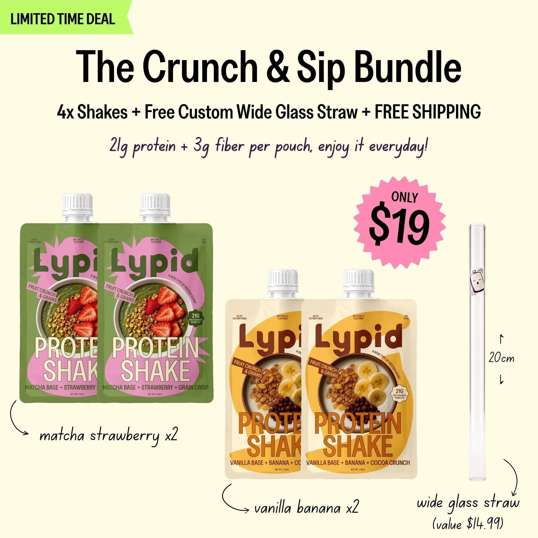 Crunch & Sip Discovery Bundle - Lypid Kitchen