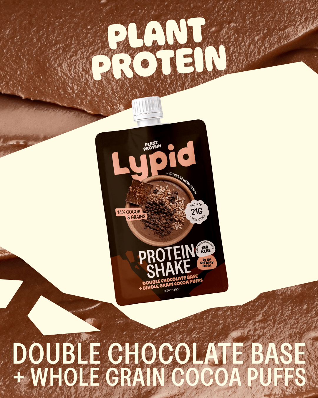 Double Chocolate Crunch Protein Shake - Lypid Kitchen