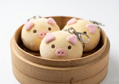 LILY THE PIGGY BAO KEYCHAIN - Lypid Kitchen