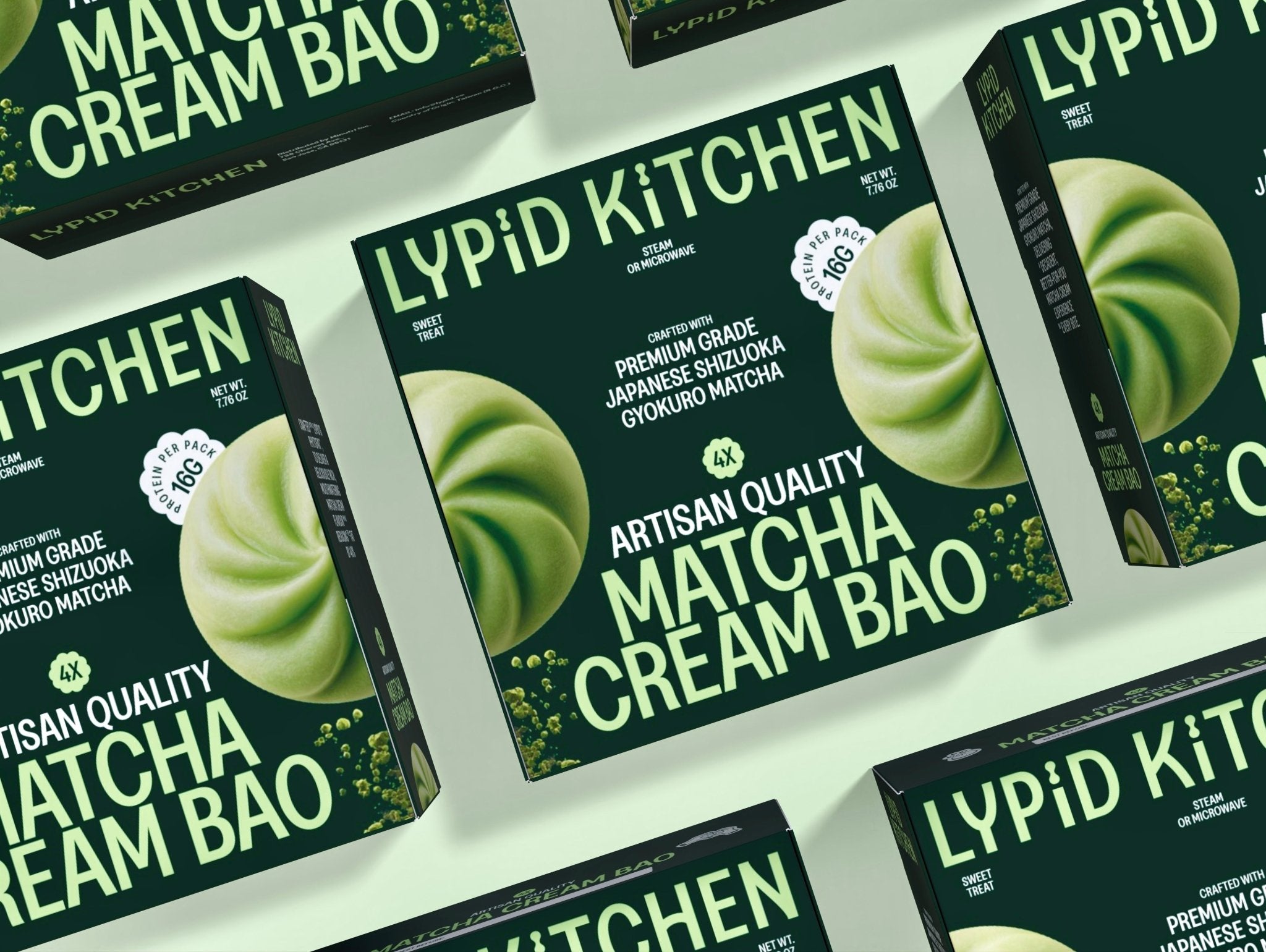 MATCHA CREAM BAO - Lypid Kitchen