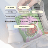 MATCHA STRAWBERRY CRUNCH PROTEIN SHAKE Feature