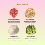 MATCHA STRAWBERRY CRUNCH PROTEIN SHAKE - Lypid Kitchen