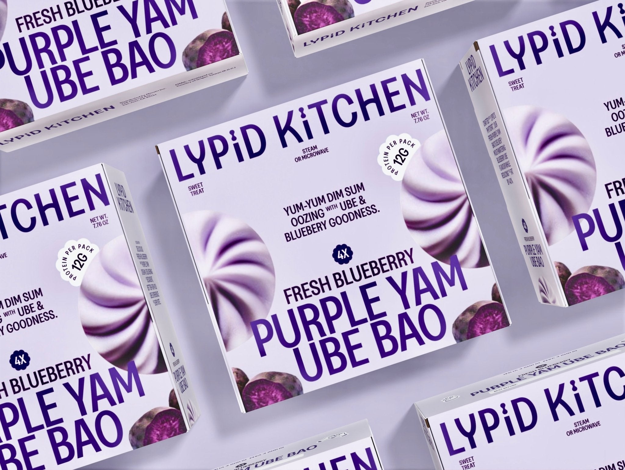 PURPLE YAM UBE BAO - Lypid Kitchen