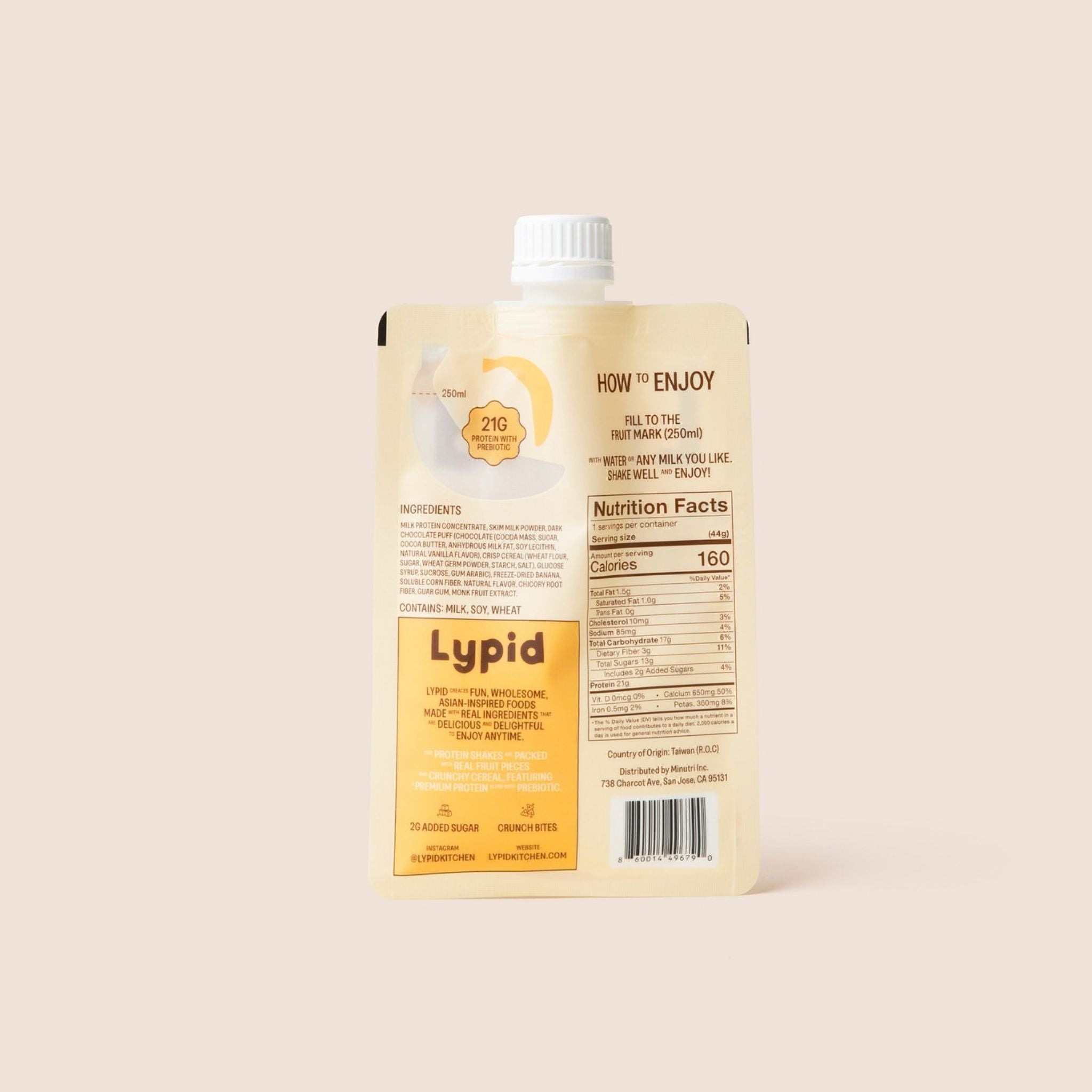 VANILLA BANANA CRUNCH PROTEIN SHAKE - Lypid Kitchen