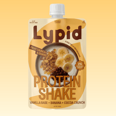 VANILLA BANANA CRUNCH PROTEIN SHAKE - Lypid Kitchen